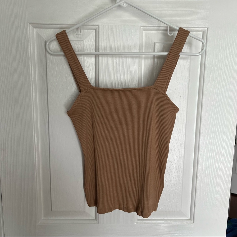 Express Tan Small Tank Top
